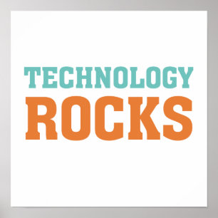 Póster Rocas tecnológicas