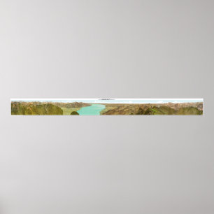 Póster ROCHERS-DE-NAYE Swiss Alps Panorama 360° Poster