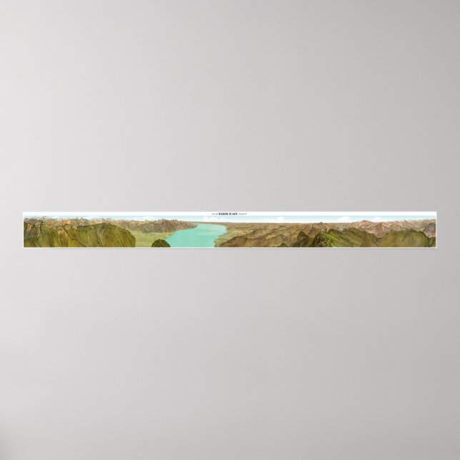 Póster ROCHERS-DE-NAYE Swiss Alps Panorama 360° Poster (Frente)