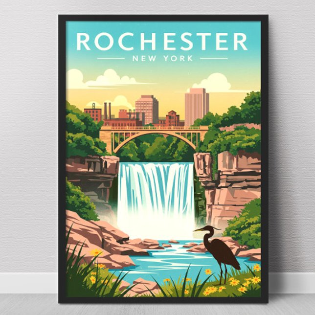 Póster Rochester Nueva York vintage (Subido por el creador)