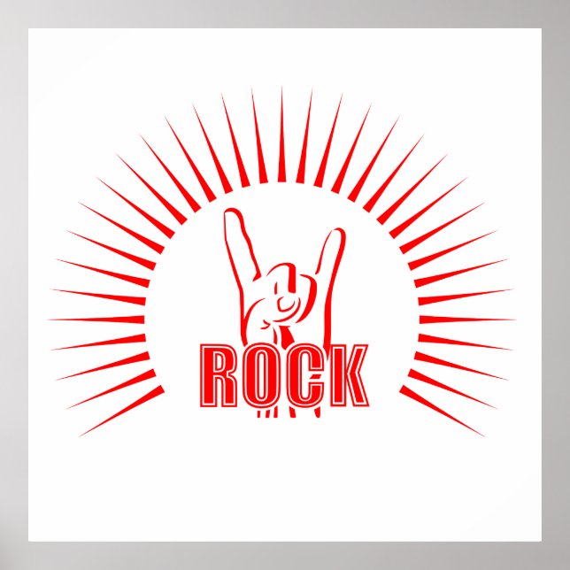 Póster Rock (Frente)