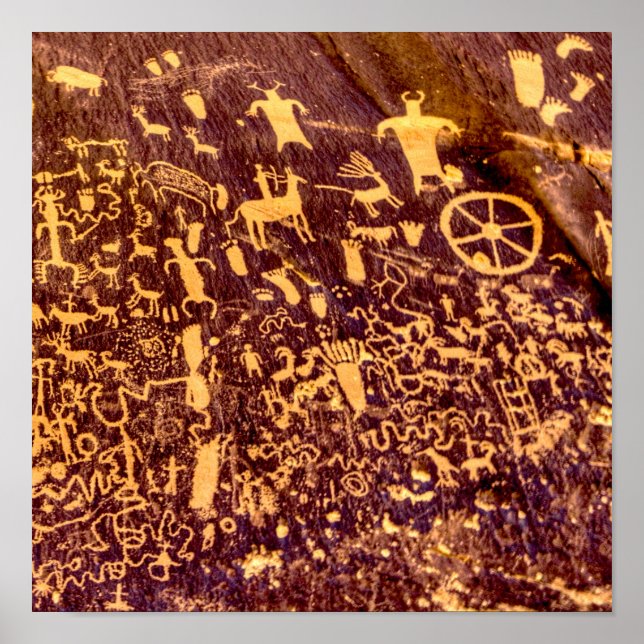 Póster Rock American Indian Utah (Frente)