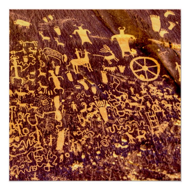 Póster Rock American Indian Utah (Anverso)