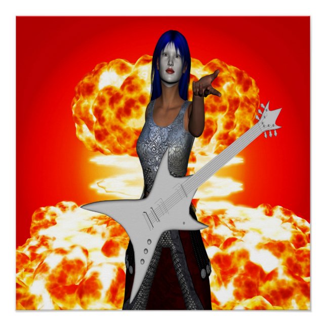 Póster Rock and Roll (Anverso)