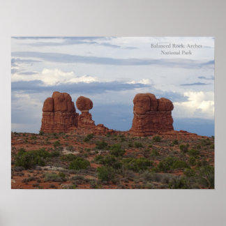 Póster Rock balanceado, Parque Nacional Arches