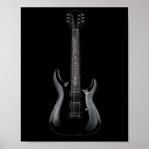 Póster Rock Banda Y Guitarra Para Hombres Banda Tee 10