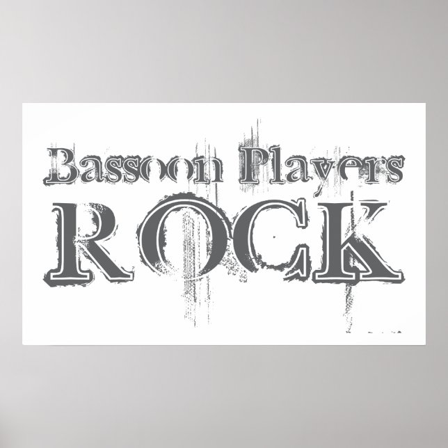 Póster Rock Bassoon (Frente)