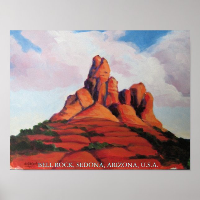 Póster Rock Bell, Sedona, Arizona, EE.UU. (Frente)