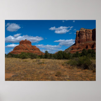 Póster Rock Bell y Butte Courthouse 6533