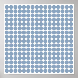 Póster Rock Blue Safari Dot