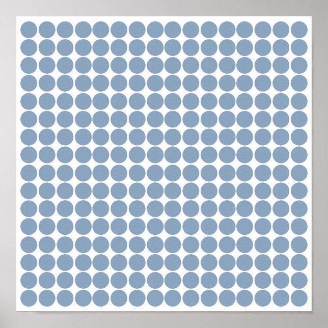 Póster Rock Blue Safari Dot (Frente)