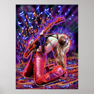 PÓSTER ROCK CHICK CALIENTE