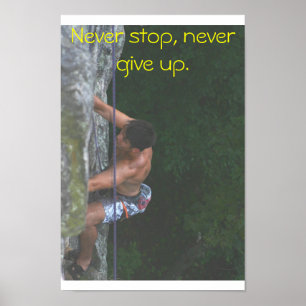 Póster Rock Climber