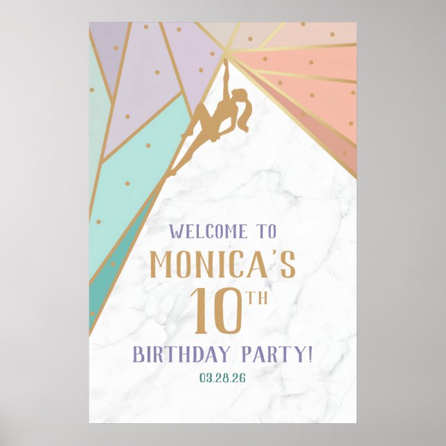 Póster Rock Climbing Welcome Poster (Frente)