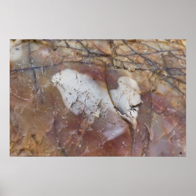 Póster Rock "Cracks in my Heart" Poster de San Valentín (Frente)