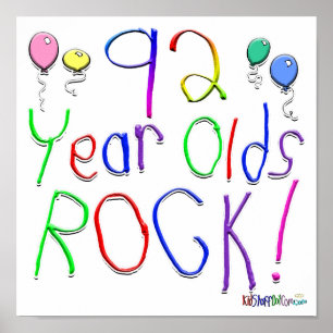 Póster Rock De 92 Años!