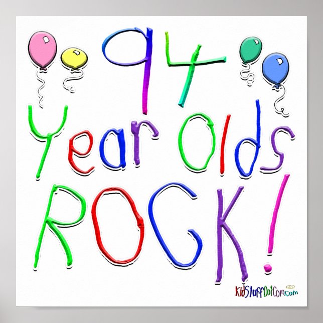 Póster Rock De 94 Años! (Frente)