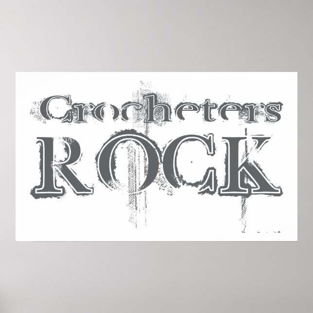 Póster Rock de Crocheters (Frente)