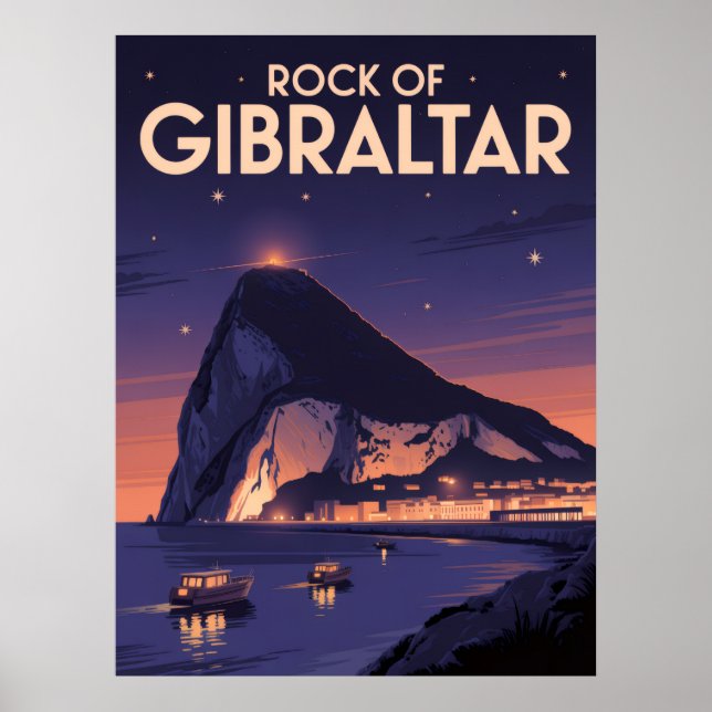 Póster Rock de Gibraltar (Frente)