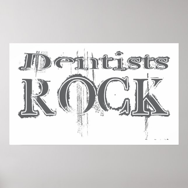 Póster Rock de los dentistas (Frente)