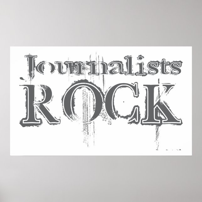 Póster Rock de los periodistas (Frente)
