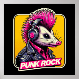 PÓSTER ROCK DE PUNK OPOSSUM 3