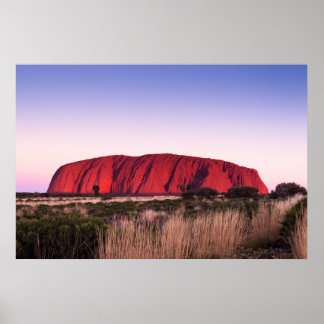 Póster Rock de Uluru Ayers en Australia