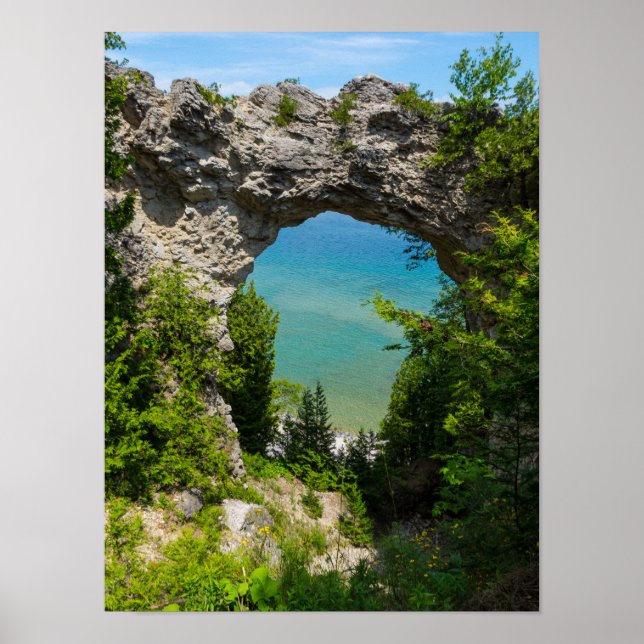 Póster Rock del arco de Mackinacs (Frente)
