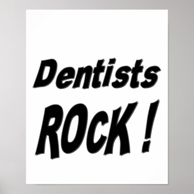 Póster ¡Rock Dentista! Poster (Frente)