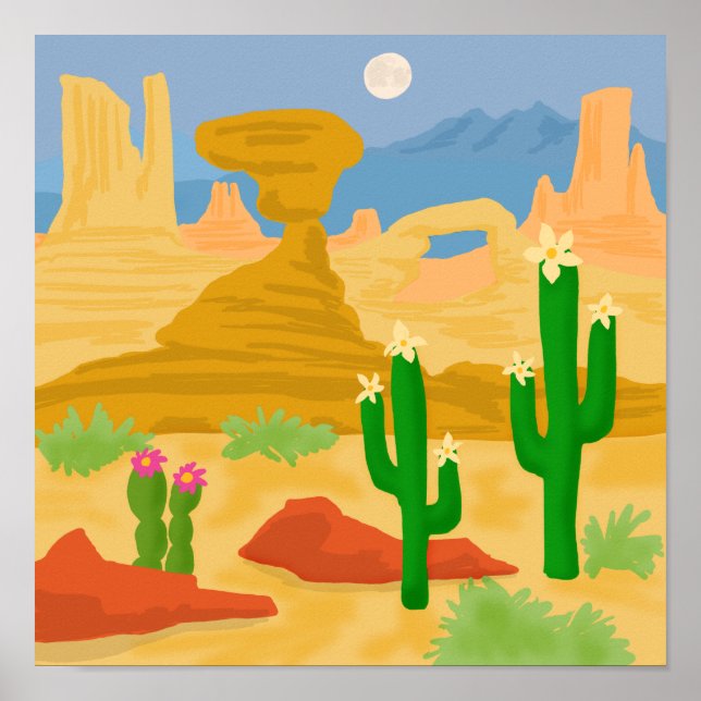 Póster Rock Desert (Frente)