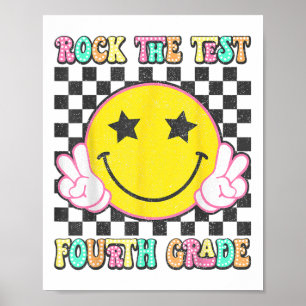 Póster Rock El día de prueba Maestra de 4º Grado T