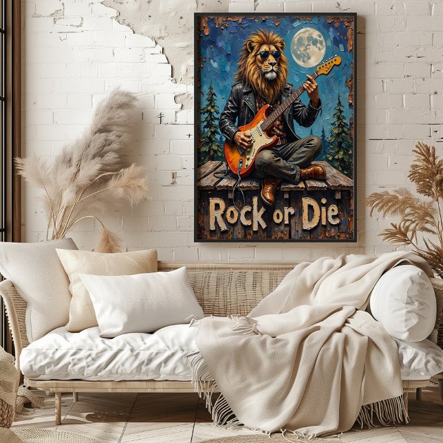 Póster Rock en la azotea: Blues de la noche del león (Subido por el creador)