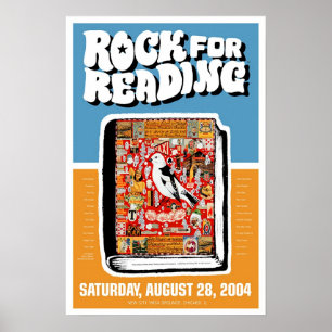 Póster Rock for Reading