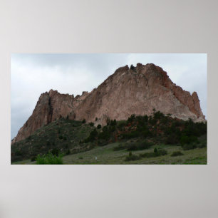 Póster Rock gris, Jardín de los dioses, Colorado