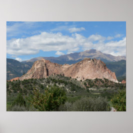 Póster Rock gris, Jardín de los dioses, Colorado