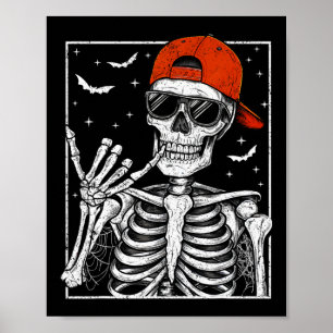 Póster Rock Hand Halloween disfraz Guay Rock Rocker