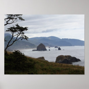 Póster "Rock Haystack del Parque Estatal Ecola, Oregon #1