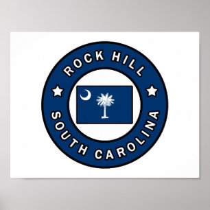 Póster Rock Hill South Carolina
