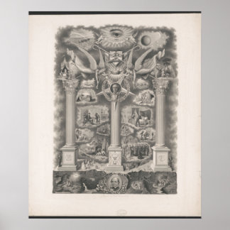 Póster Rock libre de masones de Oddfellowship