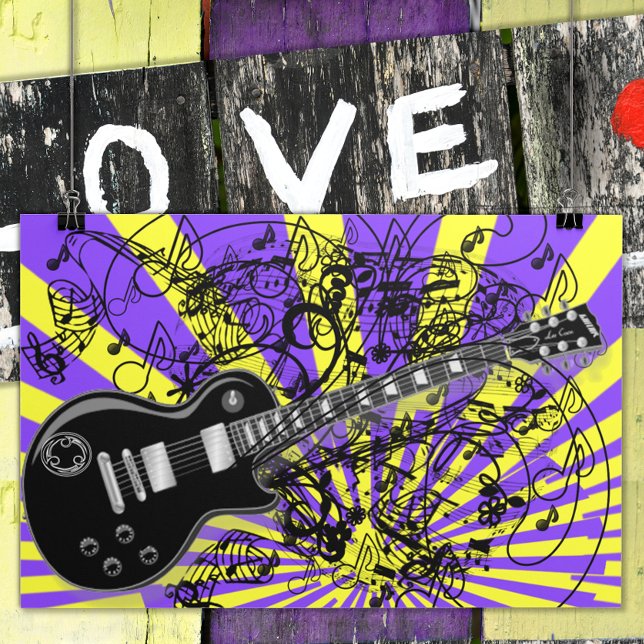 Póster Rock N Roll de Hoja de Vintage (Subido por el creador)