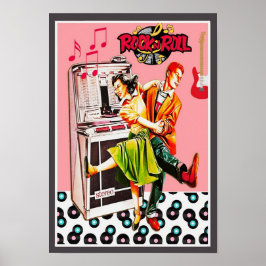 Póster Rock n Roll Jive