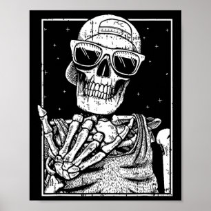 Póster Rock N Roll Y Lazy Halloween Costume Rocker Music