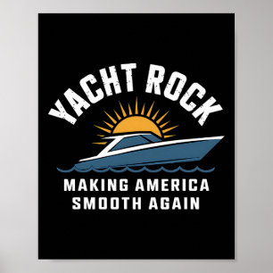 Póster Rock náutico que suaviza a Estados Unidos de nuevo