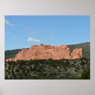 Póster Rock North Gateway, Jardín de los Dioses, Colorado