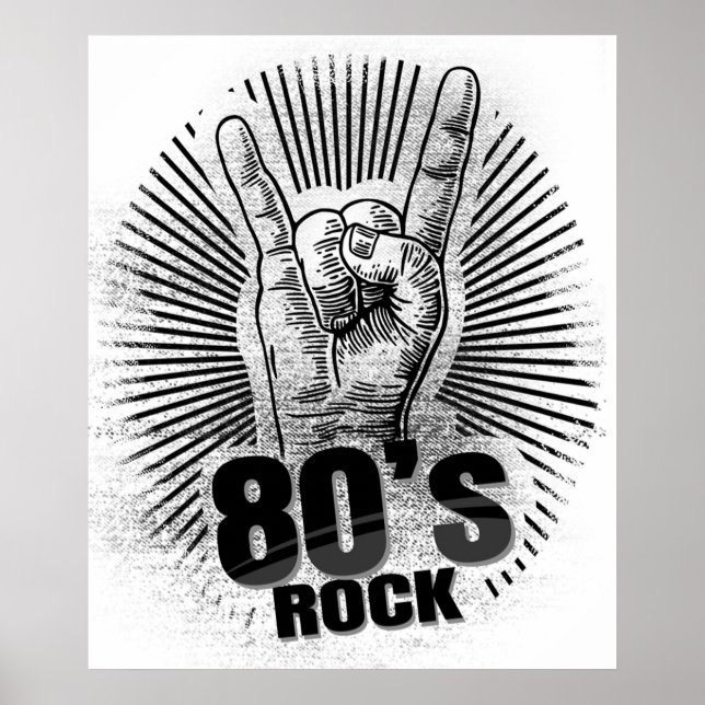 Póster Rock On Band de los 8000 asombrosa cosecha de los  (Frente)