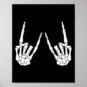 Póster Rock On Band Halloween Costume Rock And Roll Men W