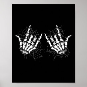 Póster Rock On Band Rock And Roll Men Halloween Cos