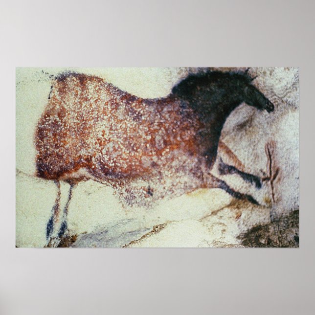 Póster Rock painting of a galloping horse, c.17000 BC (Frente)