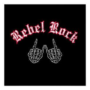 Póster Rock rebelde