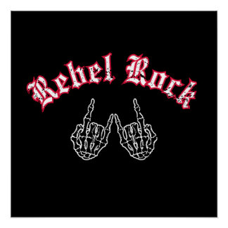 Póster Rock rebelde